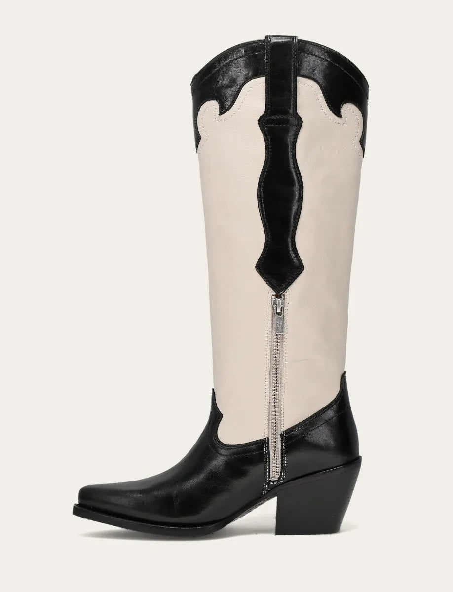 Black/ivory